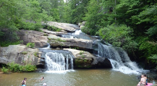 This Tiered Waterfall And Swimming Hole In South Carolina Must Be On Your Summer Bucket List