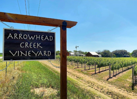 There's Nothing Better Than The Waterfront Arrowhead Creek Vineyard On A Warm Texas Day