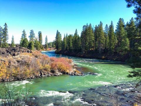 Few People Know There’s A Wondrous Waterfall Hidden Along The Deschutes River Trail In Bend, Oregon
