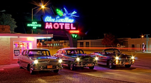 There Are 3 Must-See Roadside Attractions All Within The Small Town Of Tucumcari, New Mexico