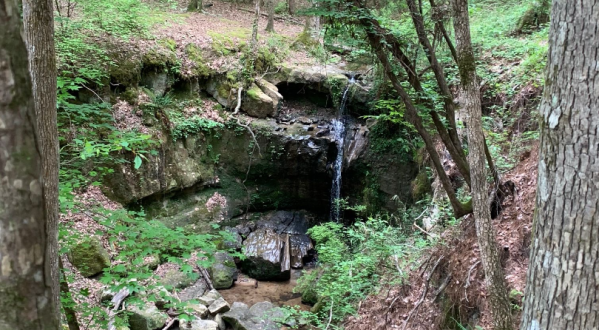 A Short But Beautiful Hike, Rock Falls Trail Leads To A Little-Known Waterfall In Louisiana