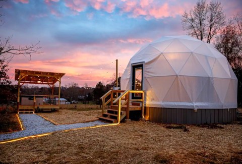 This Geodome Airbnb On An Animal Farm With A Zipline In South Carolina Is One Of The Coolest Places To Spend The Night