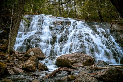 Few People Know There’s A Beautiful Waterfall Hidden Near The Carrabassett Valley In Maine