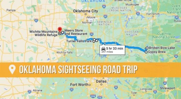 This Oklahoma Road Trip Takes You From The Shores Of Broken Bow To The Wichita Mountains