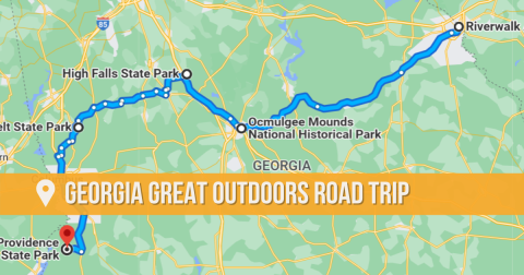 Take This Epic Road Trip To Experience Georgia’s Great Outdoors