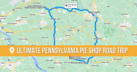 The Ultimate Pie Shop Road Trip In Pennsylvania Is As Charming As It Is Sweet