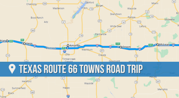 Take This Road Trip To The Most Charming Route 66 Towns In Texas