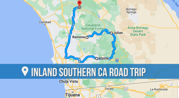 Take This Road Trip To The Most Charming Highway 78 Towns In Southern California
