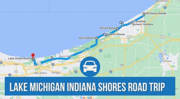 Take This Road Trip To The Most Charming Lake Michigan Spots In Indiana