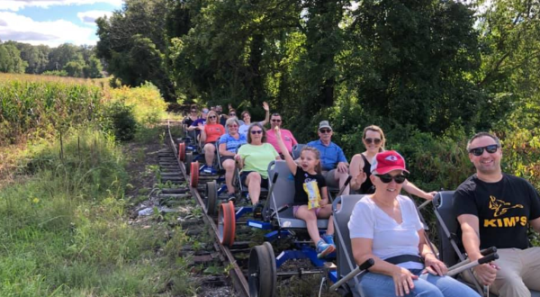 This Unique Rail Biking Experience In Pennsylvania Belongs On Your Bucket List