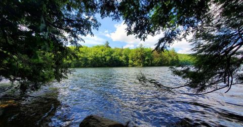 The Natural Swimming Hole Off The Appalachian Trail In Massachusetts Will Take You Back To The Good Ole Days