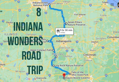 This Scenic Road Trip Takes You To All 8 Wonders Of Indiana