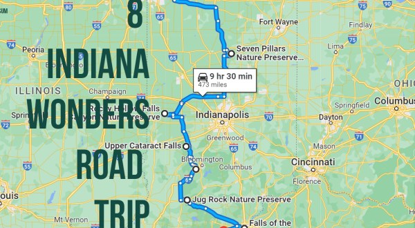 This Scenic Road Trip Takes You To All 8 Wonders Of Indiana