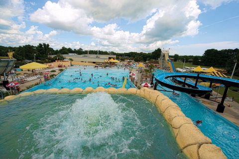 This Family-Friendly Park In North Carolina Has A Rock-Climbing Wall, Sky Tower, Water Park, And More