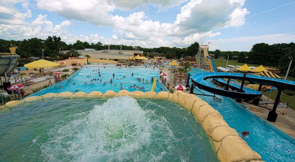 This Family-Friendly Park In North Carolina Has A Rock-Climbing Wall, Sky Tower, Water Park, And More