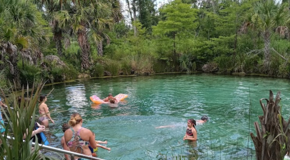 Few People Know There’s A Swimming Hole Hidden Along The Econfina Creek In Florida