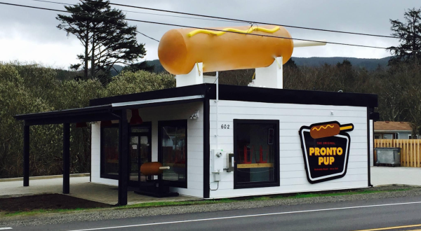 The Corn Dog Was Invented Here In Oregon, And You Can Grab One From The Original Pronto Pup In Rockaway Beach