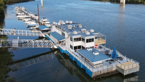A Floating Bar In West Virginia, Pier One Landing Is The Perfect Spot To Grab A Drink On A Hot Day