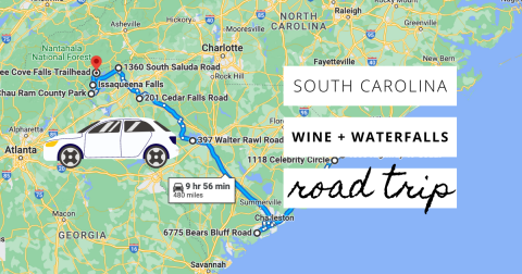 Explore South Carolina's Best Waterfalls And Wineries On This Multi-Day Road Trip