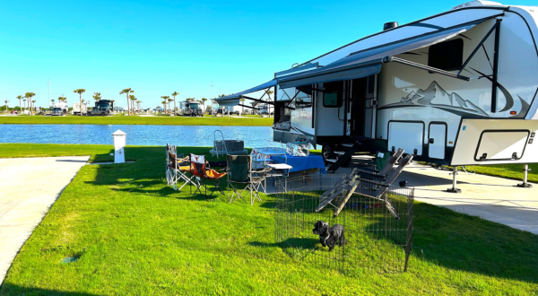 This Massive Beachfront RV Park Resort Is The Coolest Place To Stay In Texas This Summer