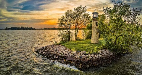 A Scenic Lake In Wisconsin, Lake Winnebago, Is A Fishing Paradise