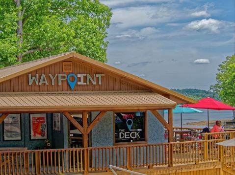 The Waterfront Café In Arkansas, Waypoint At DeSoto Marina Is The Perfect Spot To Grab A Drink On A Hot Day