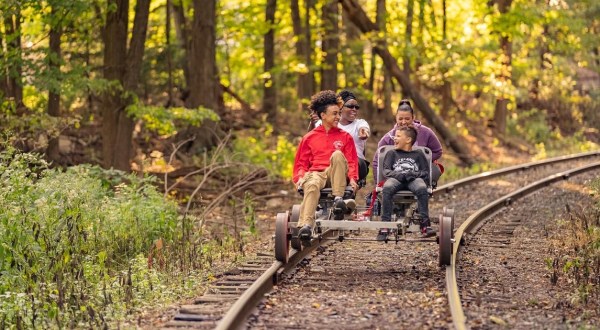This Unique Rail Biking Experience In Maryland Belongs On Your Bucket List