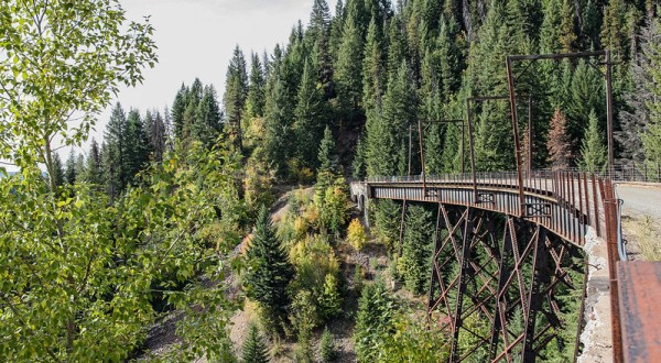 A World-Class Rail Trail, Idaho’s Route Of The Hiawatha Was A True Feat Of Engineering