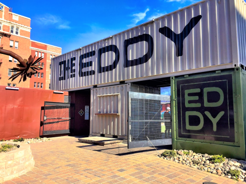 A Container Bar And Beer Garden In Nevada, The Eddy Is The Perfect Spot To Grab A Drink On A Hot Day