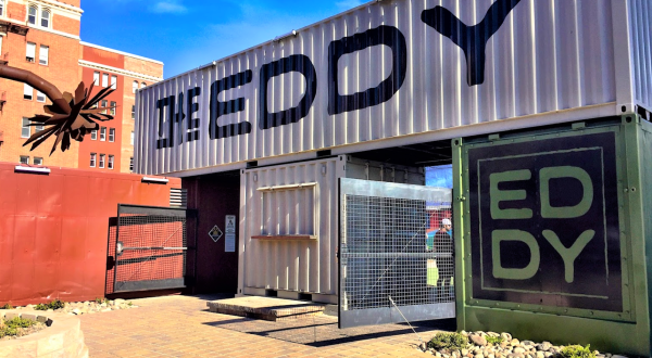 A Container Bar And Beer Garden In Nevada, The Eddy Is The Perfect Spot To Grab A Drink On A Hot Day