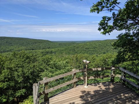Hike Into The Clouds On The Summit Peak Observation Tower Trail In Michigan’s Porcupine Mountains