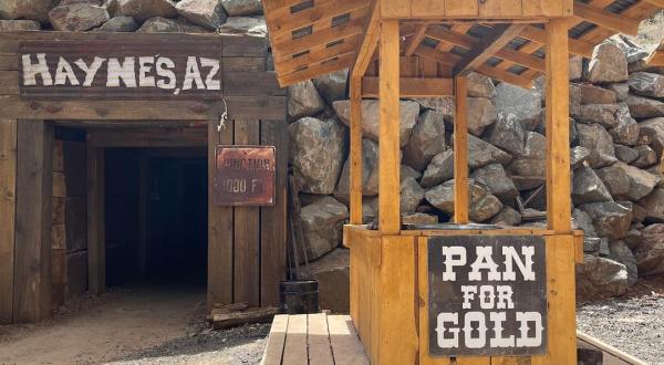 Pan For Gold In This Replica Ghost Town That Brings Arizona’s Mining History To Life