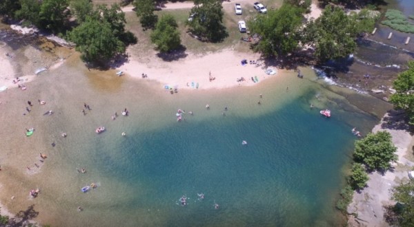 Make A Splash This Season At Blue Hole Park, A Truly Unique Swimming Hole In Oklahoma