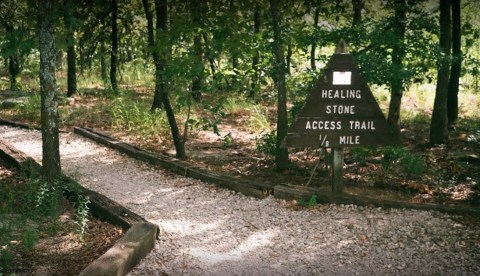 Few People Know There’s A Healing Rock Hidden Along A Hiking Trail In Oklahoma