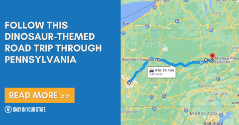 This Dinosaur-Themed Road Trip Through Pennsylvania Is The Ultimate Family Adventure