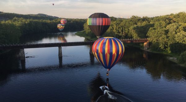 Take A Scenic Hot Air Balloon Ride Over The Forests And Inland Lakes Of New Jersey