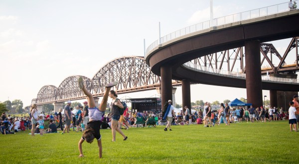 Hailed As The Waterfront For Everyone, This Louisville Park Is Peak Bluegrass Beauty