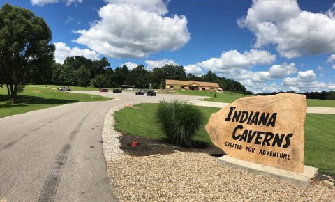 There's A Cave Right Next To A Fun Park In Indiana, Making For A Fun-Filled Family Outing