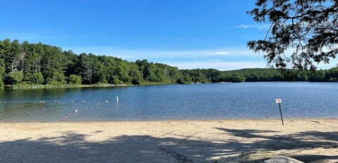 The Little-Known Swimming Hole In Rhode Island That Locals Want To Keep Secret