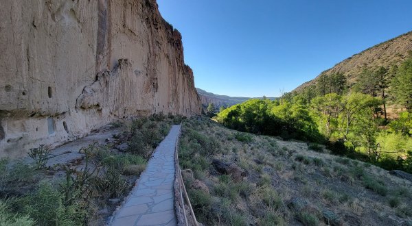 Take A Paved Loop Trail Around These New Mexico Ruins For A Peaceful Adventure