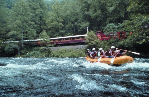This Unique Raft And Rail Experience In North Carolina Belongs On Your Bucket List