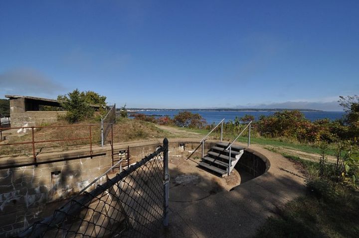 Small Battery at Fort Stark Historic Military Park New Castle New Hampshire