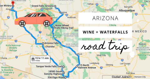 Explore Arizona's Best Waterfalls And Wineries On This Multi-Day Road Trip