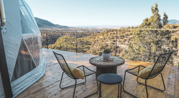 Wake Up On Top Of A Mountain At This Glamping Dome Airbnb In New Mexico
