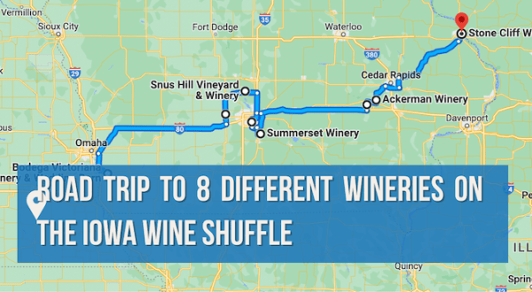 Road Trip To 8 Different Wineries On The Iowa Wine Shuffle