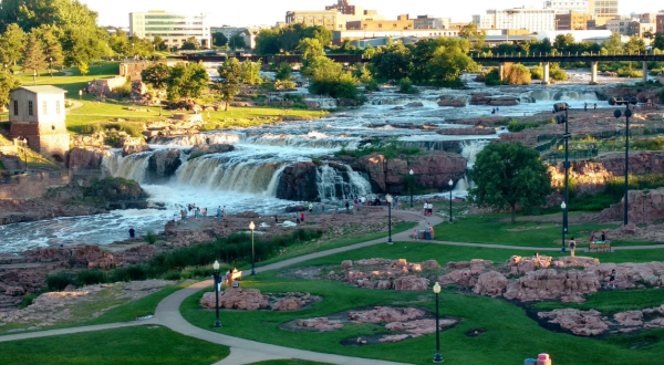 The Enchanting Urban Waterfall That Everyone In South Dakota Should Visit