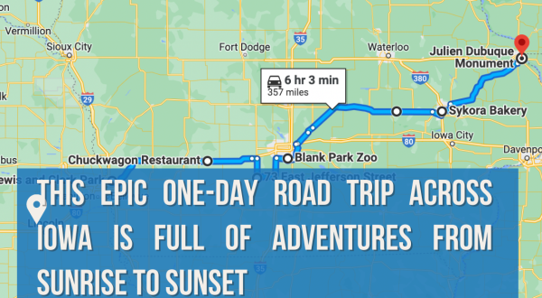 This Epic One-Day Road Trip Across Iowa Is Full Of Adventures From Sunrise To Sunset.