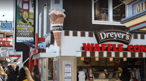Rocky Road Ice Cream Was Invented Here In Northern California And You Can Grab One From Dreyer’s Grand Ice Cream At Pier 39