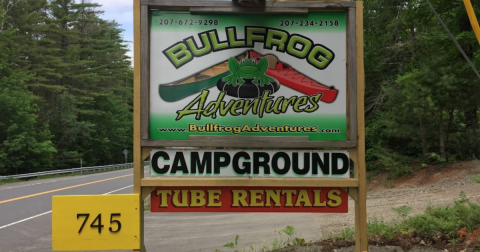 The River Campground In Maine Where You Can Also Have A Tubing Adventure