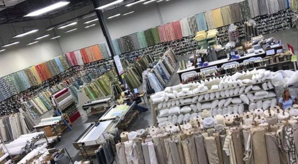 This Massive Fabric Warehouse In Delaware Is A Dream Come True